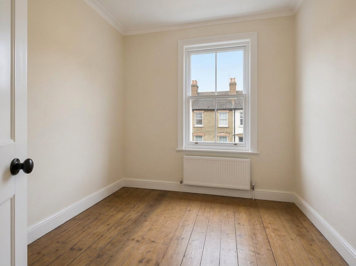 Second bedroom at 14 Ashcroft Road, shown empty